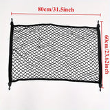Multi-functional Elastic Cargo Net for Truck Trunk - High Strength, Flexible