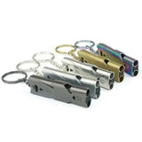 Survival Whistle High Decibel Emergency Keychain Pendant Outdoor Tool