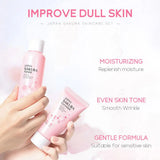 Sakura Skin Care Set with Cleanser, Serum, Eye Cream, Facial Cream - Travel Kit