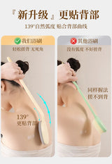Exfoliating Bath Brush with Long Handle - 1pc Shower Back Scrubber
