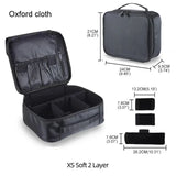 Professional Makeup Case Large Capacity Cosmetic Organizer for Travel