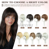 Human Hair Toppers 5x9cm Base Net 20cm Natural Look Hairpiece