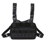 Camo Fishing Vest Bag Utility Tackle Chest Pack for Outdoor Activities