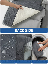 Recliner Cover with Pocket, Anti-Slip Sofa Cushion, Easy Installation