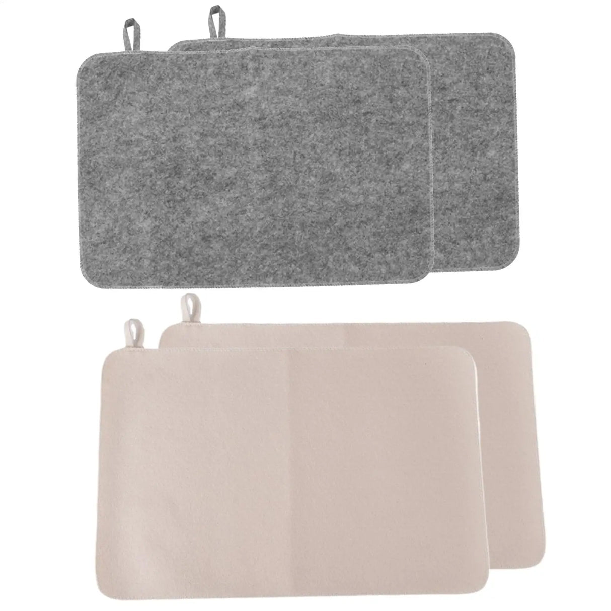 Sauna Mat Set 50x33cm 2pcs Water Absorbent Heat Insulation Cushion