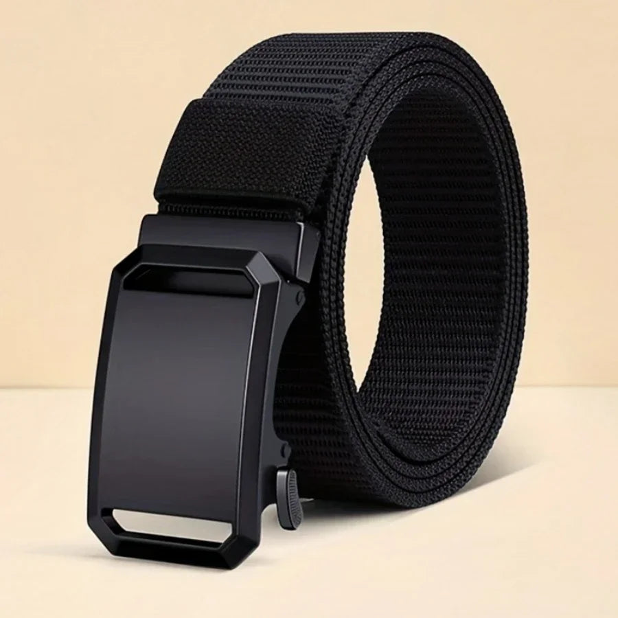 Automatic Buckle Canvas Tactical Belt for Men - Outdoor Workwear
