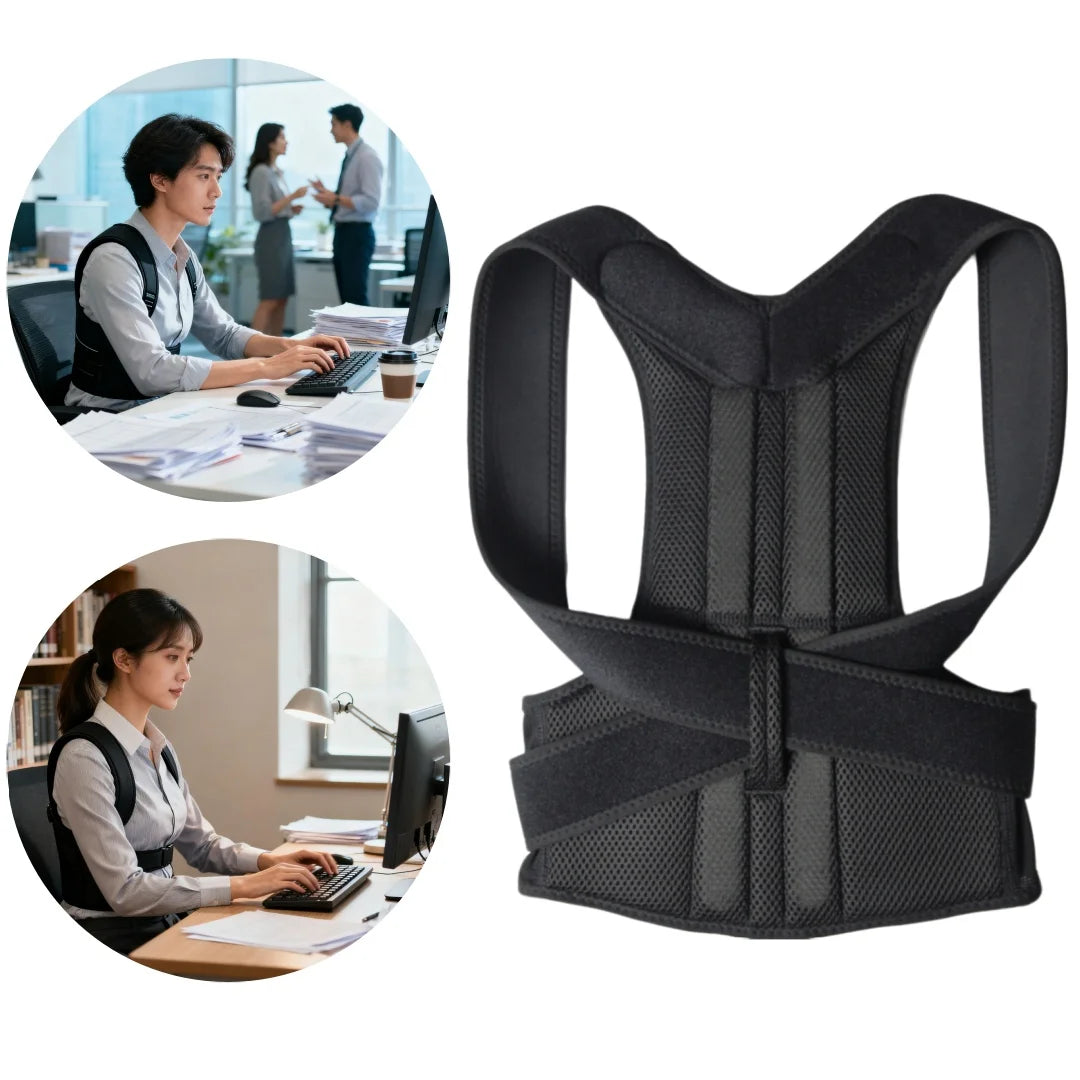 Posture Support Sitting Trainer | Adjustable Unisex Back Support Aid