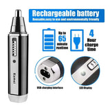 Rechargeable 4-in-1 Nose Trimmer Beard & Ear Hair Removal for Men
