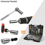 Universal Socket Wrench Set 7-19mm Power Drill Adapter Multi Tool