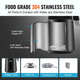 4L Countertop Water Distiller, 750W, 304 Stainless Steel, BPA-Free