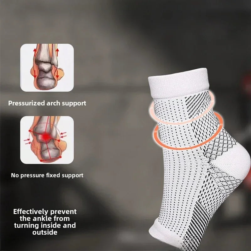 Neuropathy Compression Socks Ankle Support Sleeve 1 Pair for Sports