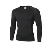 Men's Compression Fitness T-Shirt Quick Dry Running Gym Top - Size Options