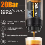 Portable Espresso Coffee Maker 3-in-1 for Car & Home Travel Use