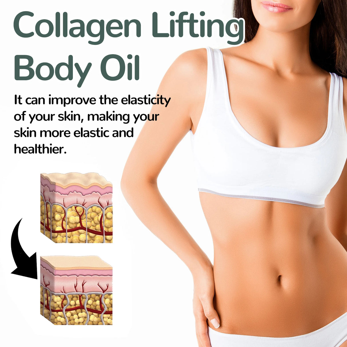 Collagen Firming Body Oil 100ml - Deep Hydration & Skin Elasticity