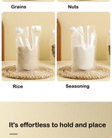Grain Storage Bags 5PCS Portable Insect & Moisture Proof Recyclable