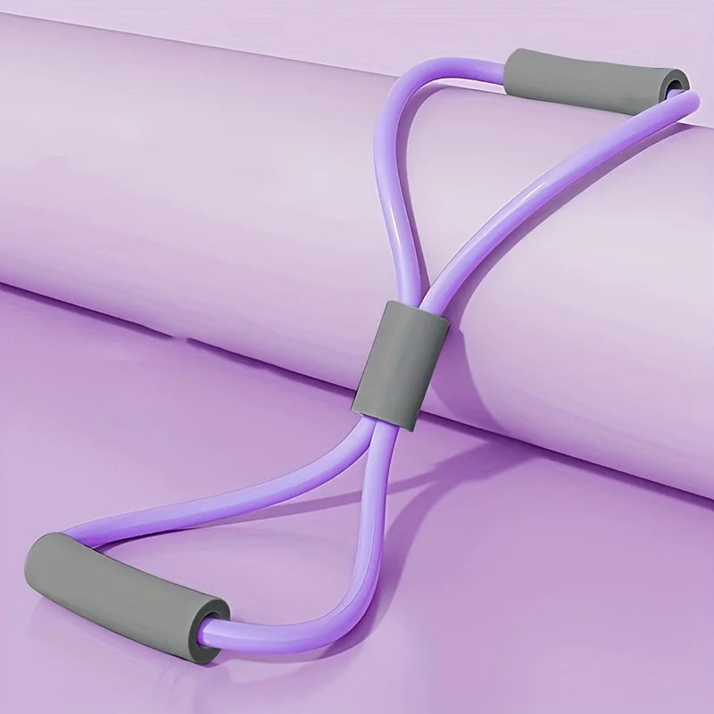 Portable Fitness Equipment 8 Shape Resistance Band for Home Gym Workout Pilates