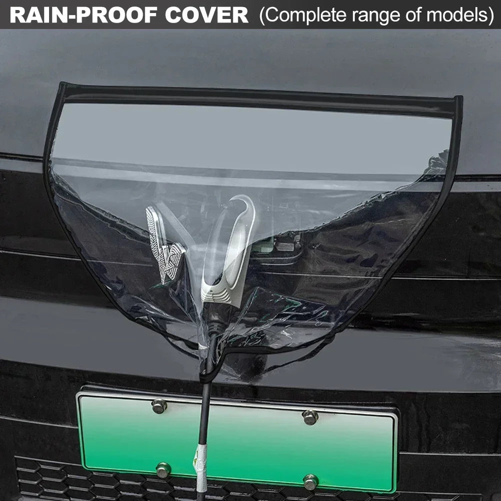 Outdoor Electric Car Charging Waterproof Cover for Snow & Rain Protection