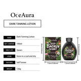 Coconut Oil Tanning Lotion Moisturizer for Deep Bronze Glow 8oz