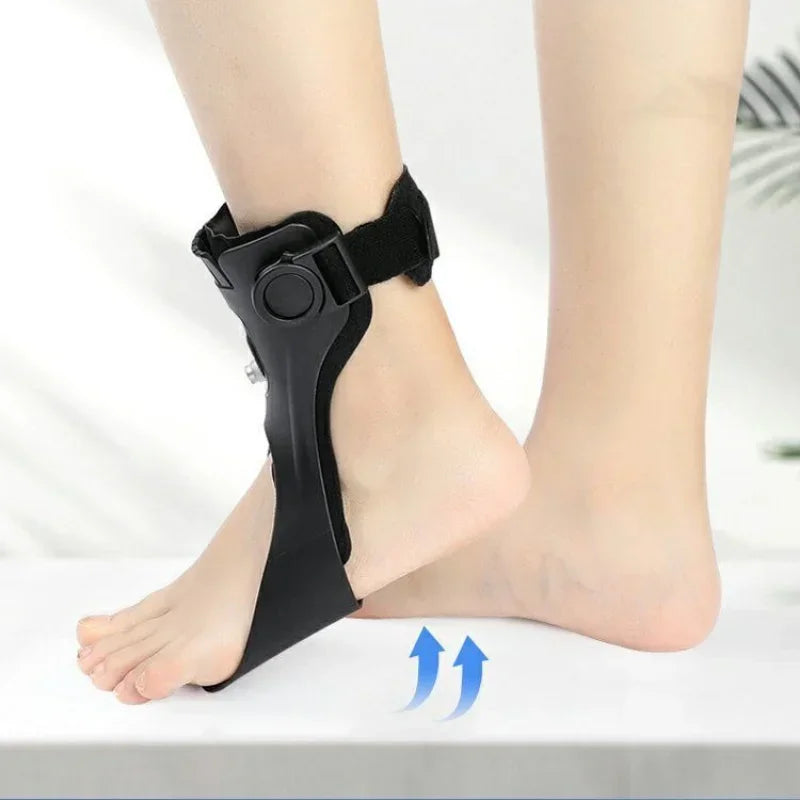 Drop Foot Brace AFO Ankle Support Adjustable Buckle for Stroke Recovery