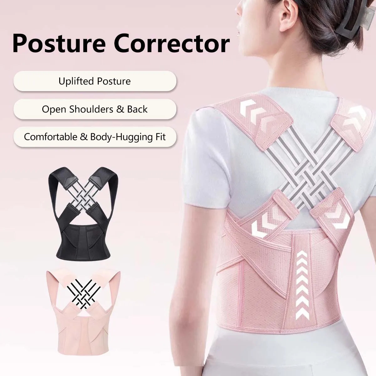 Adjustable Back Support Belt | Unisex Posture Support Brace