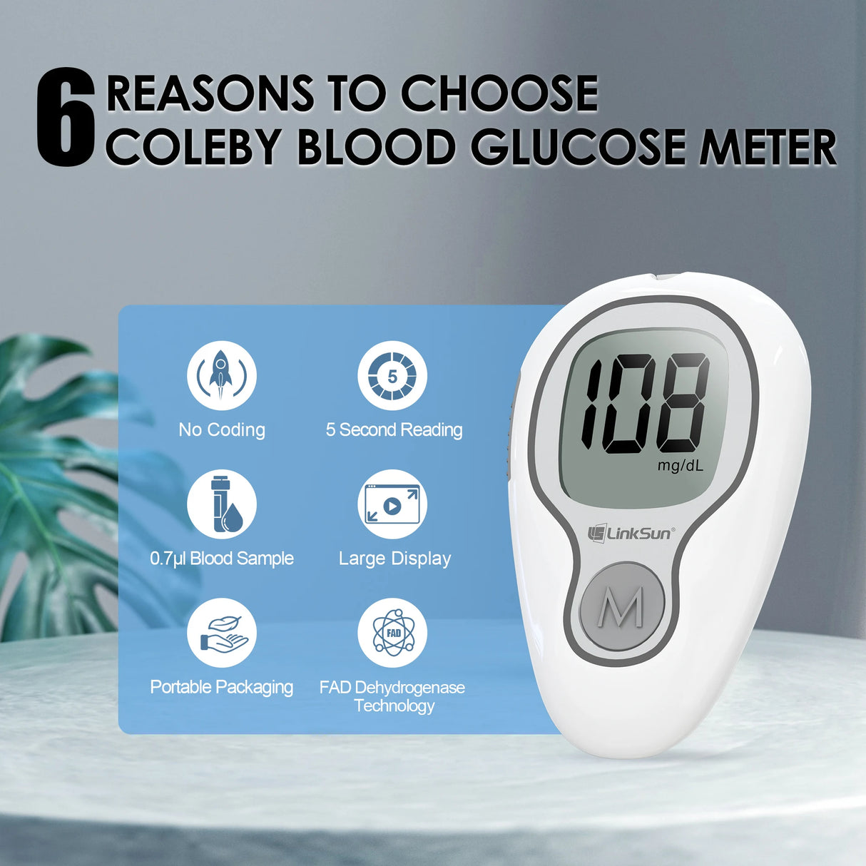 Digital Measurement Meter Kit with Test Strips
