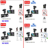 1080P Dash Cam WiFi Front & Rear Camera with Night Vision for Cars