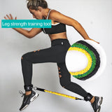 Rubber Resistance Bands for Fitness Training - 20LB to 80LB Adjustable Set