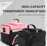 Portable Makeup Bag Waterproof Storage Case for Travel & Salon Use