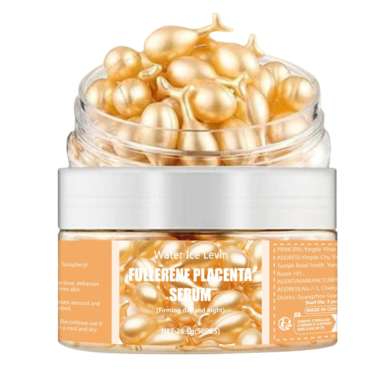 Collagen Face Care Capsules 50Pcs Hyaluronic Acid Serum for Skin Care