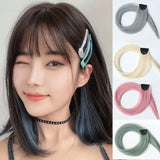 60cm Clip In Hair Extensions Synthetic Long Straight Hairpiece Accessories