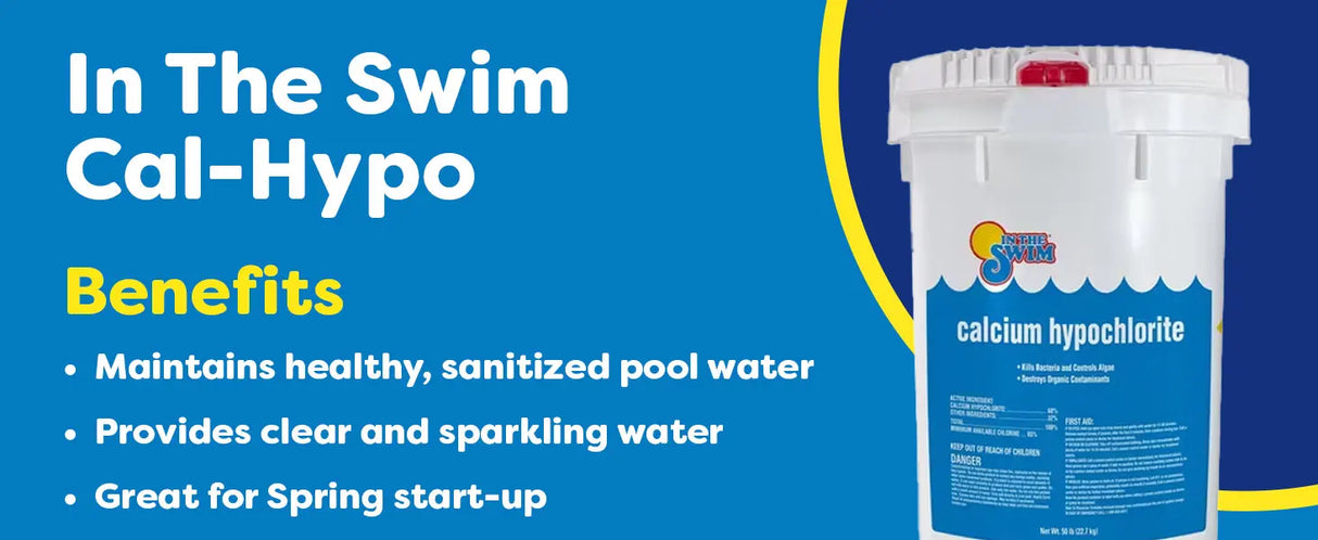 Cal-Hypo Granular Pool Shock Sanitizer for Clear Water, 6/12/24 Pack