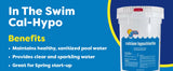 Cal-Hypo Granular Pool Shock Sanitizer for Clear Water, 6/12/24 Pack