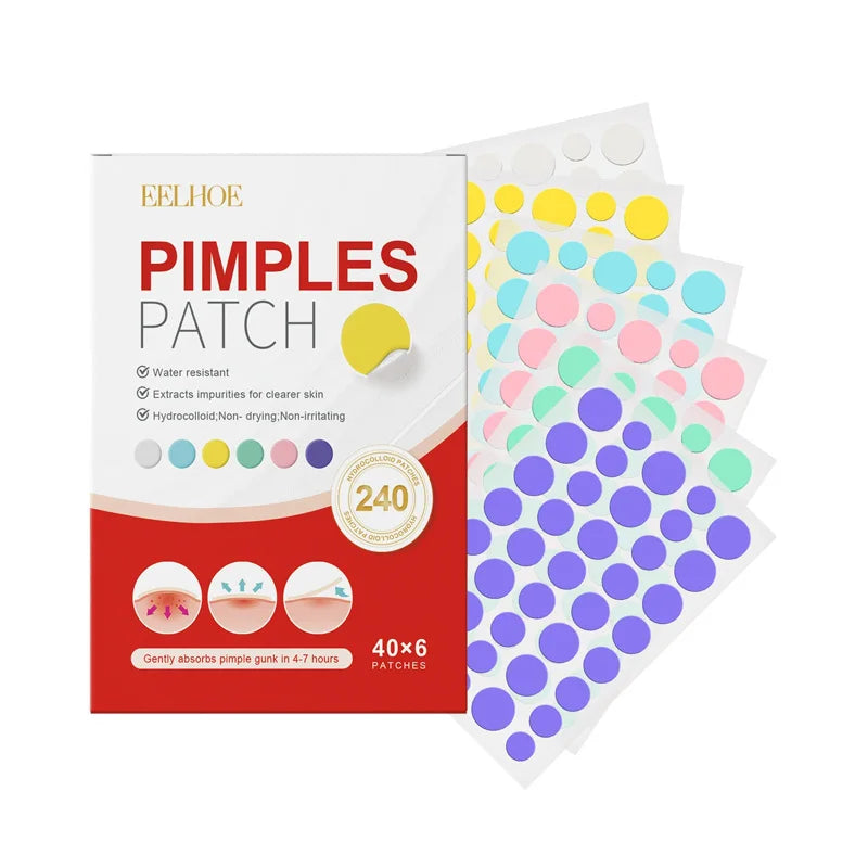 240pcs Star Acne Patches Invisible Pimple Cover Oil Control Spot Treatment