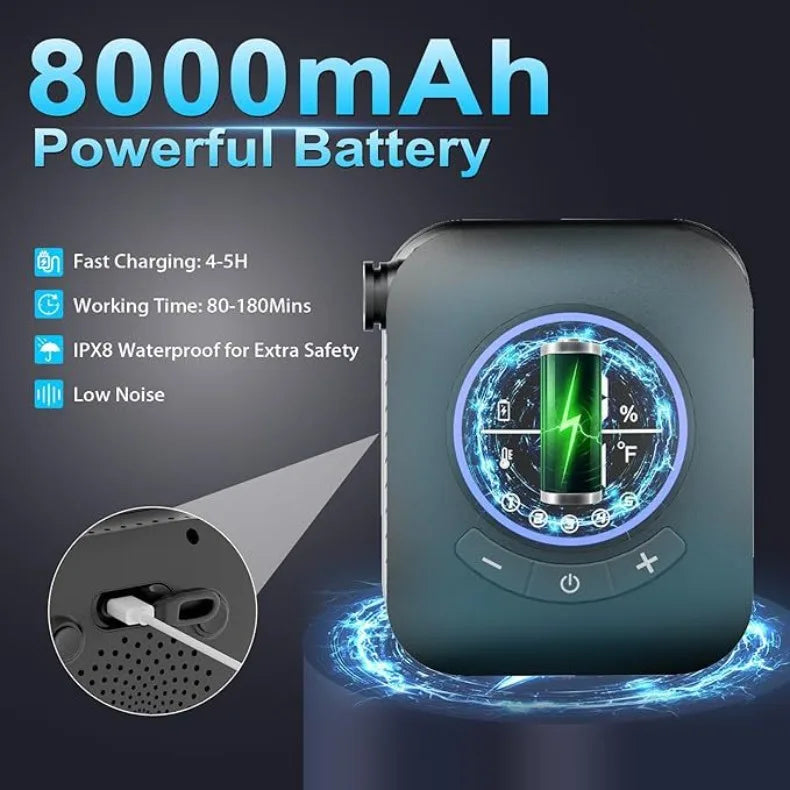 Portable Camping Shower Set with 20L Bucket and Rechargeable Shower Head