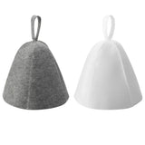 Anti Heat Sauna Hat Wool Felt Shower Cap Towel Drying Bath Accessory