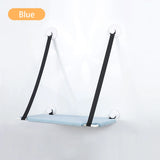 Double-layer Velvet Cat Suspension Bed with Suction Cups - 20kg Capacity