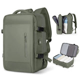 Expandable Travel Backpack for Business and Outdoor Use