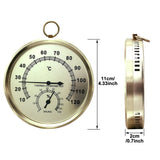 Sauna Thermometer Hygrometer Wall Hanging Bath Room Accessories