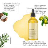 Natural Hair Growth Oil Serum - 1/2/3pcs Rosemary Anti Hair Loss Treatment