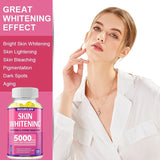L-Glutathione 5000mcg Capsules for Dark Spot Brightening & Anti-Aging