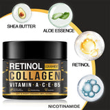 Men's Retinol Collagen Face Cream - Moisturizing, Hydrating, Anti-Aging