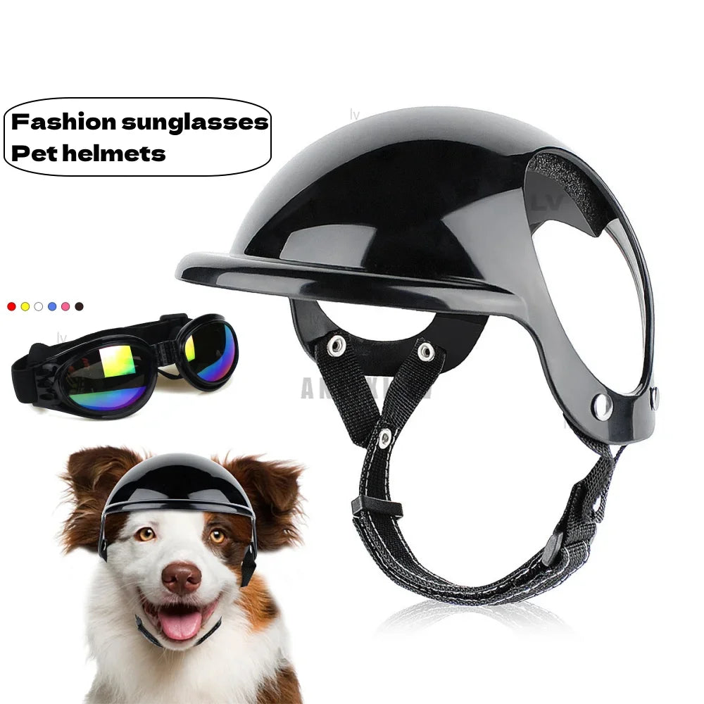 Pet Helmet Dog Cat Bicycle Motorcycle Safety Hat for Travel Protection
