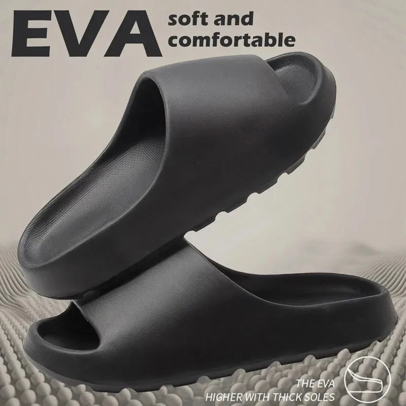 Coconut Slippers Thick-Soled EVA Slides for Men & Women - Summer Beach Sandals