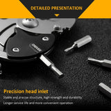 Multifunctional Keychain Screwdriver Hexagon Folding Coin Knife EDC Tool