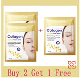 Korean Collagen Facial Mask 10pcs - Anti-Aging, Moisturizing, Brightening