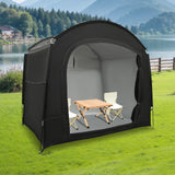 Portable Waterproof Bike Storage Shed for 1-4 Bikes, 220x150x185cm