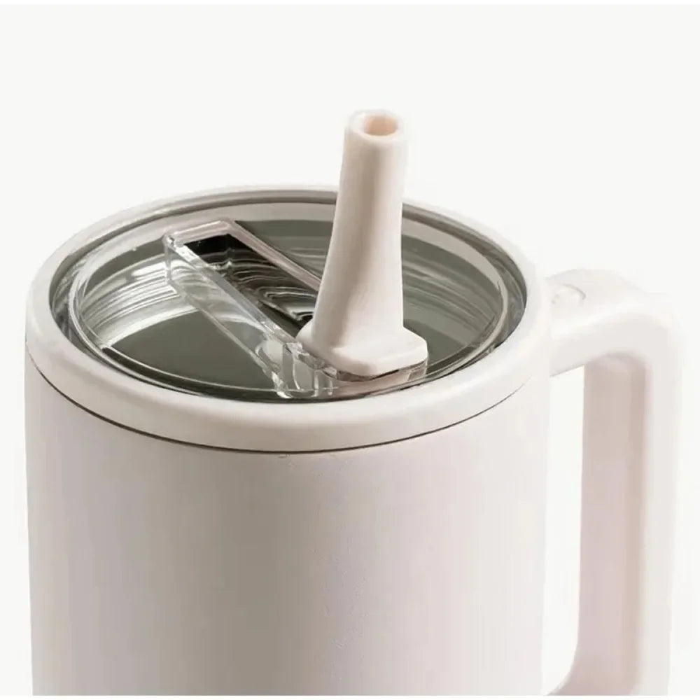 Stanley 40oz Spill-Proof Cup Cover with Spiral Straw Accessory