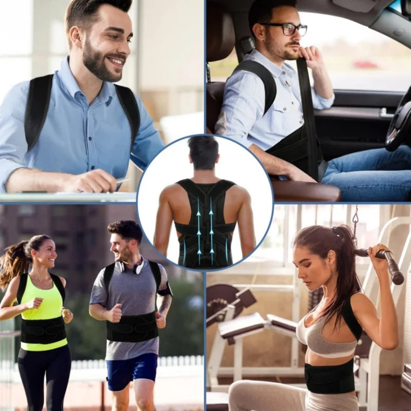 Posture Support Sitting Trainer | Adjustable Unisex Back Support Aid