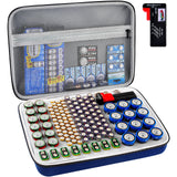 Battery Organizer Case with Tester for 150+ Batteries, Hard Shell Storage