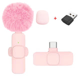 Wireless Lavalier Microphone for iPhone Android PC - Mini Audio Recording